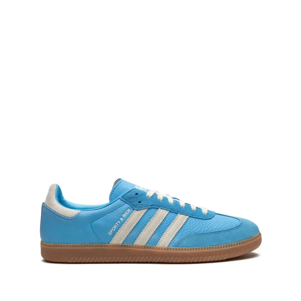 SOLD!! Adidas X Samba OG Sporty & Rich Blue Rush Unisex Sneakers Women's  7 - Picture 5 of 6